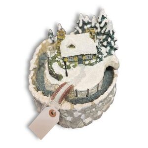 Snowy Village Holiday Decoration